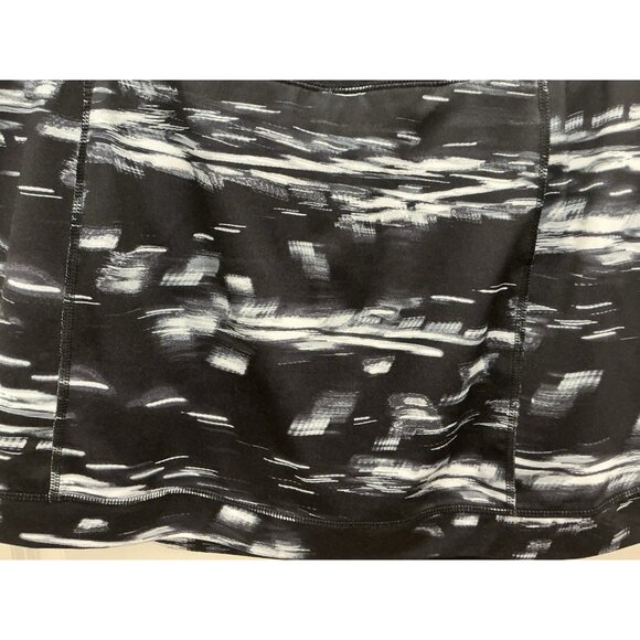 Tek Gear Skort 1X Women’s Black White Elastic Waist Pocket Quick Dry - Picture 2 of 6